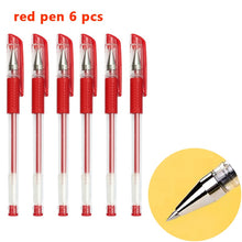 Load image into Gallery viewer, 3+20Pcs Ballpoint Pen And Refill Black Blue Red Ink Bullet 0.5mm Gel Pens