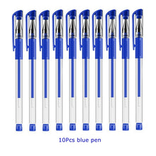 Load image into Gallery viewer, 3+20Pcs Ballpoint Pen And Refill Black Blue Red Ink Bullet 0.5mm Gel Pens