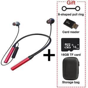 EARDECO 180 Hour Endurance Bluetooth Bass Wireless Headphones with Mic Stereo Neckband