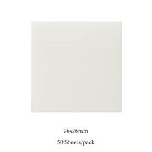 Load image into Gallery viewer, MOHAMM 50/100 Sheets Transparent Waterproof Posted It Sticky Notepads