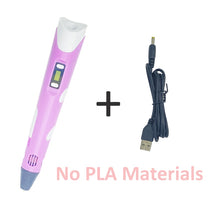 Charger l&#39;image dans la galerie, 3D Pen Printing Pencils OLED Display Gel Art Craft Printer PLA ABS Filament 3D Drawing Print For Kids/Adults Creative