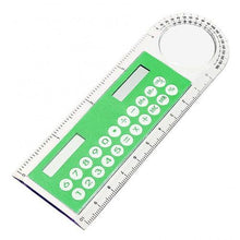 Load image into Gallery viewer, Hot Sale Mini Ultra-thin Straight Ruler with Solar Calculator Magnifier Multifunction Calculator 10cm