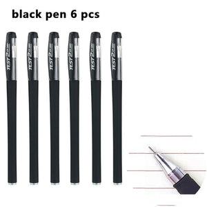3+20Pcs Ballpoint Pen And Refill Black Blue Red Ink Bullet 0.5mm Gel Pens