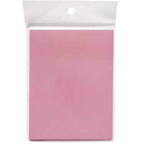 50 hojas de libretas adhesivas transparentes publicadas (colores) 