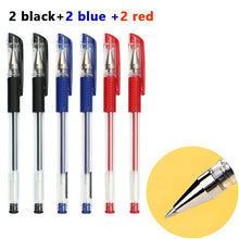 Load image into Gallery viewer, 3+20Pcs Ballpoint Pen And Refill Black Blue Red Ink Bullet 0.5mm Gel Pens