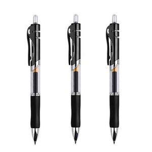0.5mm Retractable Gel Pens Set Black/red/blue Ink Ballpoint for Writing Refills