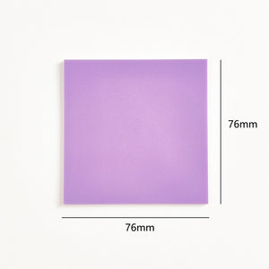 50 hojas de libretas adhesivas transparentes publicadas (colores) 