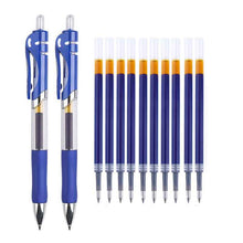 Charger l&#39;image dans la galerie, 0.5mm Retractable Gel Pens Set Black/red/blue Ink Ballpoint for Writing Refills