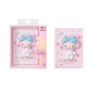 Sanrio Kawaii Hello Kitty Cinnamoroll Melody School Pencils, Pen Case
