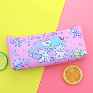 Sanrio Kawaii Hello Kitty Cinnamoroll Melody School Pencils, Pen Case