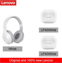 Load image into Gallery viewer, Lenovo Thinkplus TH10 LP40 TWS Stereo Headphone Bluetooth Earphones Music Headset with Mic for Mobile iPhone Sumsamg Android IOS