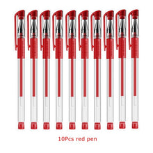 Load image into Gallery viewer, 3+20Pcs Ballpoint Pen And Refill Black Blue Red Ink Bullet 0.5mm Gel Pens