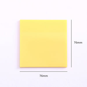 50 hojas de libretas adhesivas transparentes publicadas (colores) 