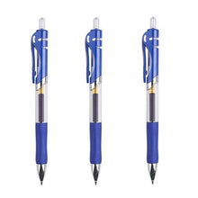 Charger l&#39;image dans la galerie, 0.5mm Retractable Gel Pens Set Black/red/blue Ink Ballpoint for Writing Refills