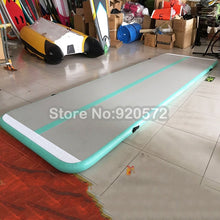 Charger l&#39;image dans la galerie, Free Shipping 5m Pink Inflatable Cheap Gymnastics Mattress Gym Tumble Airtrack Floor Tumbling Air Track For Sale