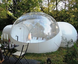 Carpa De Burbuja Inflable Transparente Con Túnel Para La Venta Fabricante De China, Carpas Inflables Para Ferias Comerciales, Carpa De Jardín Inflable