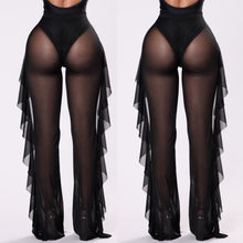 Load image into Gallery viewer, Sexy Women Bikini Cover Up Mesh Sheer See Through Plus Size Swimwear Bathing Pants Trousers Swimsuit Beachwear Swimming Suit