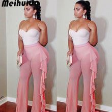 Load image into Gallery viewer, Sexy Women Bikini Cover Up Mesh Sheer See Through Plus Size Swimwear Bathing Pants Trousers Swimsuit Beachwear Swimming Suit