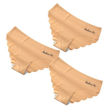 Load image into Gallery viewer, Panties For Women Seamless Panty Set Solid Invisible Underwear Sexy Low Waist Briefs Women&#39;s Underpants Lingerie Dropship 3 Pcs