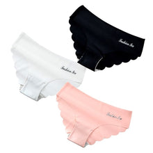 Load image into Gallery viewer, Panties For Women Seamless Panty Set Solid Invisible Underwear Sexy Low Waist Briefs Women&#39;s Underpants Lingerie Dropship 3 Pcs