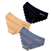 Load image into Gallery viewer, Panties For Women Seamless Panty Set Solid Invisible Underwear Sexy Low Waist Briefs Women&#39;s Underpants Lingerie Dropship 3 Pcs