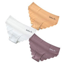 Load image into Gallery viewer, Panties For Women Seamless Panty Set Solid Invisible Underwear Sexy Low Waist Briefs Women&#39;s Underpants Lingerie Dropship 3 Pcs