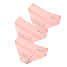 Load image into Gallery viewer, Panties For Women Seamless Panty Set Solid Invisible Underwear Sexy Low Waist Briefs Women&#39;s Underpants Lingerie Dropship 3 Pcs