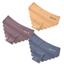 Load image into Gallery viewer, Panties For Women Seamless Panty Set Solid Invisible Underwear Sexy Low Waist Briefs Women&#39;s Underpants Lingerie Dropship 3 Pcs