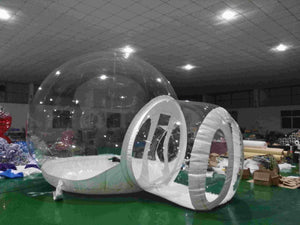 Carpa De Burbuja Inflable Transparente Con Túnel Para La Venta Fabricante De China, Carpas Inflables Para Ferias Comerciales, Carpa De Jardín Inflable