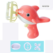 Charger l&#39;image dans la galerie, Summer Funny Magic Bubble Blower Machine Electric Automatic Bubble Maker Gun with Mini Fan Kids Outdoor Toys Wedding Supplies
