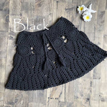 Load image into Gallery viewer, 2019 New Sexy Crochet Tassel Beach Skirt Cotton Swimsuit Fused Skirt Casual Beach Running Lace See Through Slim Mini Skirts