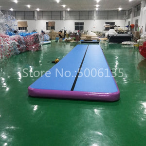 Hot sale!2m 3m 4m Gymnastics Mats Inflatable Air Track Yoga Mat Olympic Gymnastics Tumble Airtrack Gymnastics Air Floor for Kids