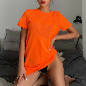 Bikini de malla transparente para mujer, traje de baño Sexy para cubrirse, traje de baño transparente, camiseta de manga corta, Tops, vestido de playa de verano