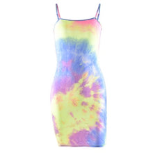 Cargar imagen en el visor de la galería, 2019 mujeres verano Sexy sin mangas Slip Bodycon vestido femenino impreso Wrap Party Beach Club Mini vestidos trajes