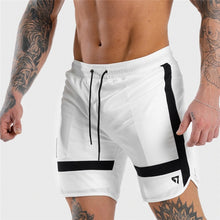 Load image into Gallery viewer, NEW Fitness Sweatpants Shorts Man Summer Gyms Workout Male Breathable Mesh Quick dry Sportswear Jogger Beach Brand Short Pants