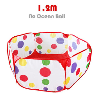 Cercadinho de Bebê Crianças Tenda Brinquedo oceano piscina de Bolinhas Bola pit com Cesta de Brinquedos para As Crianças Ao Ar Livre Ballenbak