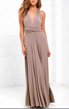 Load image into Gallery viewer, Sexy Women Multiway Wrap Convertible Boho Maxi Club Red Dress Bandage Long Dress Party Bridesmaids Infinity Robe Longue Femme