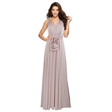 Load image into Gallery viewer, Sexy Women Multiway Wrap Convertible Boho Maxi Club Red Dress Bandage Long Dress Party Bridesmaids Infinity Robe Longue Femme