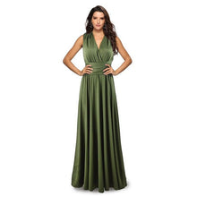Load image into Gallery viewer, Sexy Women Multiway Wrap Convertible Boho Maxi Club Red Dress Bandage Long Dress Party Bridesmaids Infinity Robe Longue Femme