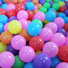 Load image into Gallery viewer, PISCINA DE BOLAS DE INTERIOR plegable de dibujos animados cerca de diseño Casa de juego de bebé tienda de color PISCINA DE BOLAS de olas