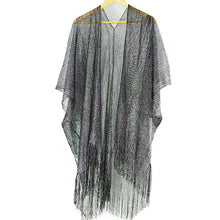 Charger l&#39;image dans la galerie, Tassel gold bikini cover up Sexy beach dress tunics for women beachwear 2020 Summer See through swimsuit cover-ups kaftan new