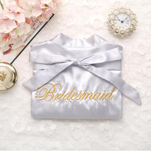 Cargar imagen en el visor de la galería, Mujeres chinas rayón bordado novia dama de honor Kimono Albornoz vestido Sexy Mini dormir camisón ropa de dormir batas de boda S0102