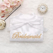 Cargar imagen en el visor de la galería, Mujeres chinas rayón bordado novia dama de honor Kimono Albornoz vestido Sexy Mini dormir camisón ropa de dormir batas de boda S0102