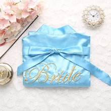 Cargar imagen en el visor de la galería, Mujeres chinas rayón bordado novia dama de honor Kimono Albornoz vestido Sexy Mini dormir camisón ropa de dormir batas de boda S0102