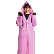 Charger l&#39;image dans la galerie, Women Raincoat Men Black Rain Clothes covers Impermeable Rainwear Capa de chuva chubasquero Poncho Waterproof Hooded Rain Coat