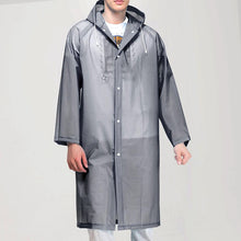 Charger l&#39;image dans la galerie, Women Raincoat Men Black Rain Clothes covers Impermeable Rainwear Capa de chuva chubasquero Poncho Waterproof Hooded Rain Coat