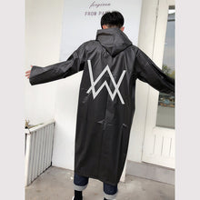 Charger l&#39;image dans la galerie, Women Raincoat Men Black Rain Clothes covers Impermeable Rainwear Capa de chuva chubasquero Poncho Waterproof Hooded Rain Coat