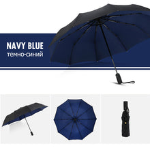Charger l&#39;image dans la galerie, Windproof Double Automatic Folding Umbrella Female Male Ten Bone Car Luxury Large Business Umbrellas Men Rain Women Gift Parasol