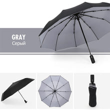 Charger l&#39;image dans la galerie, Windproof Double Automatic Folding Umbrella Female Male Ten Bone Car Luxury Large Business Umbrellas Men Rain Women Gift Parasol