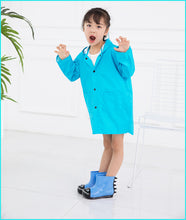 Charger l&#39;image dans la galerie, VILEAD Cute Dinosaur Polyester Baby Raincoat Outdoor Waterproof Rain Coat Children Impermeable Poncho Boy Girl Rain Jacket Gift